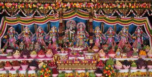ISKCON Temple Tirupati – stunning white marble Krishna temple with domes, spiritual destination in Andhra Pradesh for Hare Krishna devotees