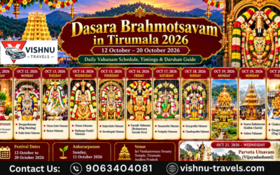 Dasara Brahmotsavam in Tirumala 2026: Complete Day-Wise Schedule, Darshan Timings and Travel Guide